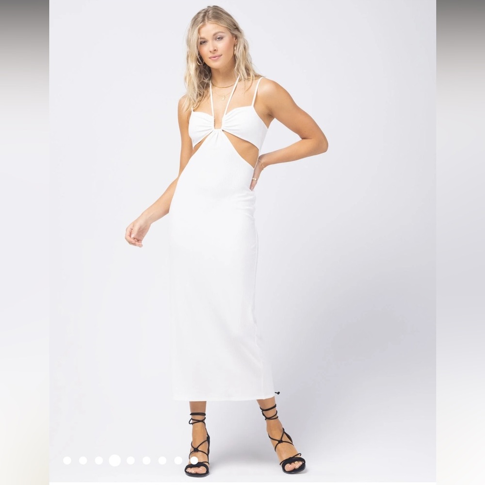 LSPACE Naomi Dress. Adjustable & convertible straps Color Cream. Size Small NWOT